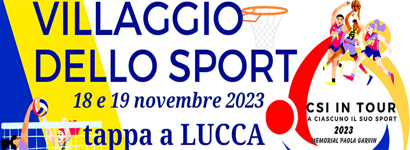 Il CSI porta a Lucca un convegno e un villaggio per potenziare il valore educativo dello sport
