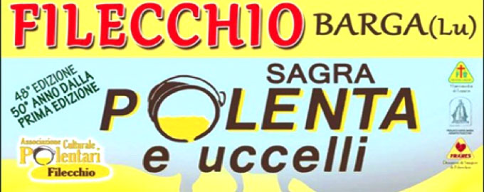 Sagra polenta e uccelli a Filecchio (Barga)