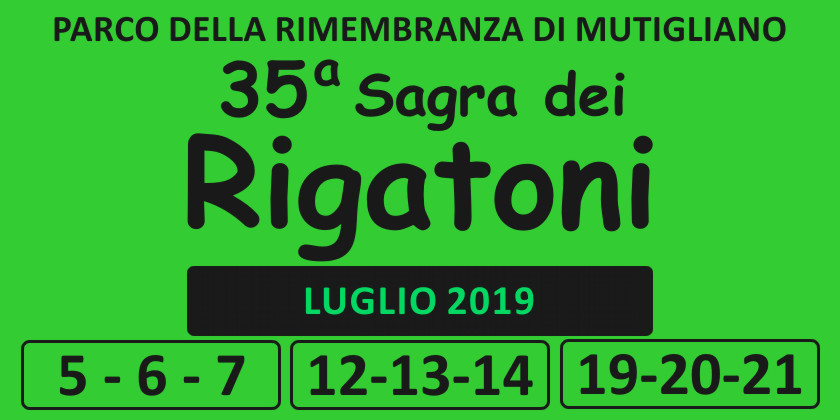 Sagra del Rigatone a Mutignano